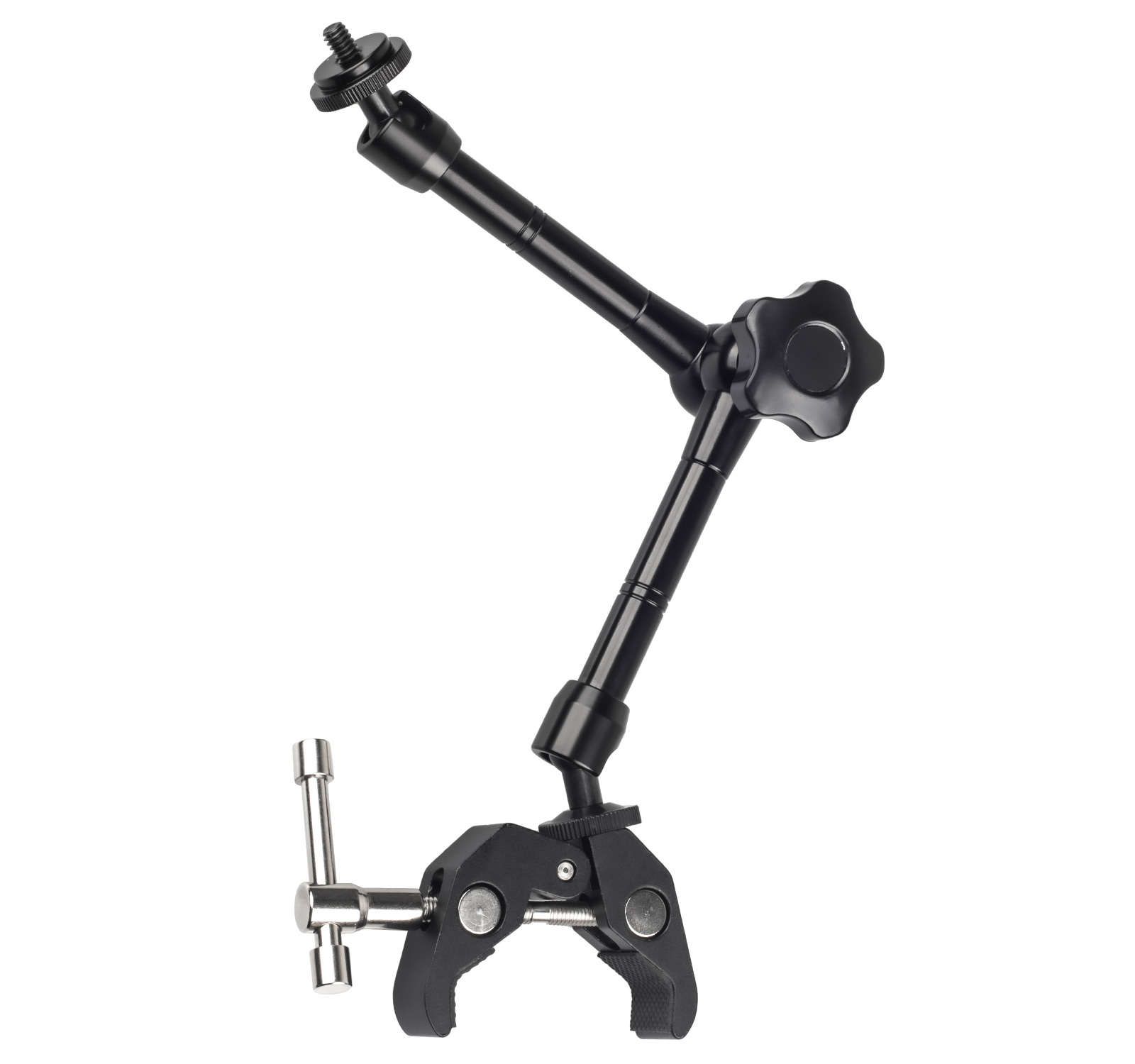 Magic Arm Gelenkarm 11 Zoll + Universalklemme für Kamera, Camcorder, Stativ und Co. Licht mit 1/4" Gewinde Magic Arm Gelenkarm 11 Zoll + Universalklemme für Kamera, Camcorder, Stativ und Co. Licht mit 1/4" Gewinde