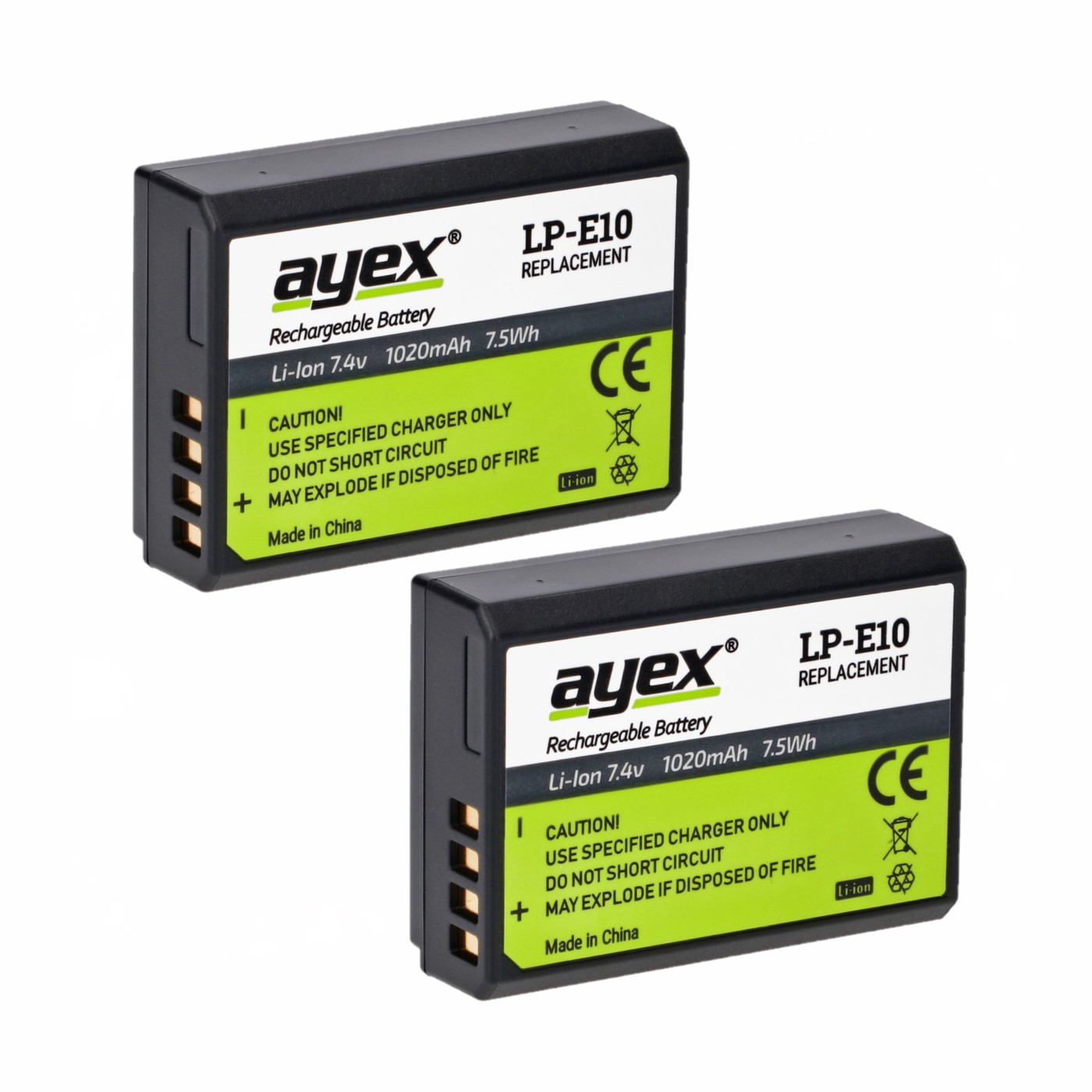 Battery Grip for Canon EOS 1100D + 2 LP-E10