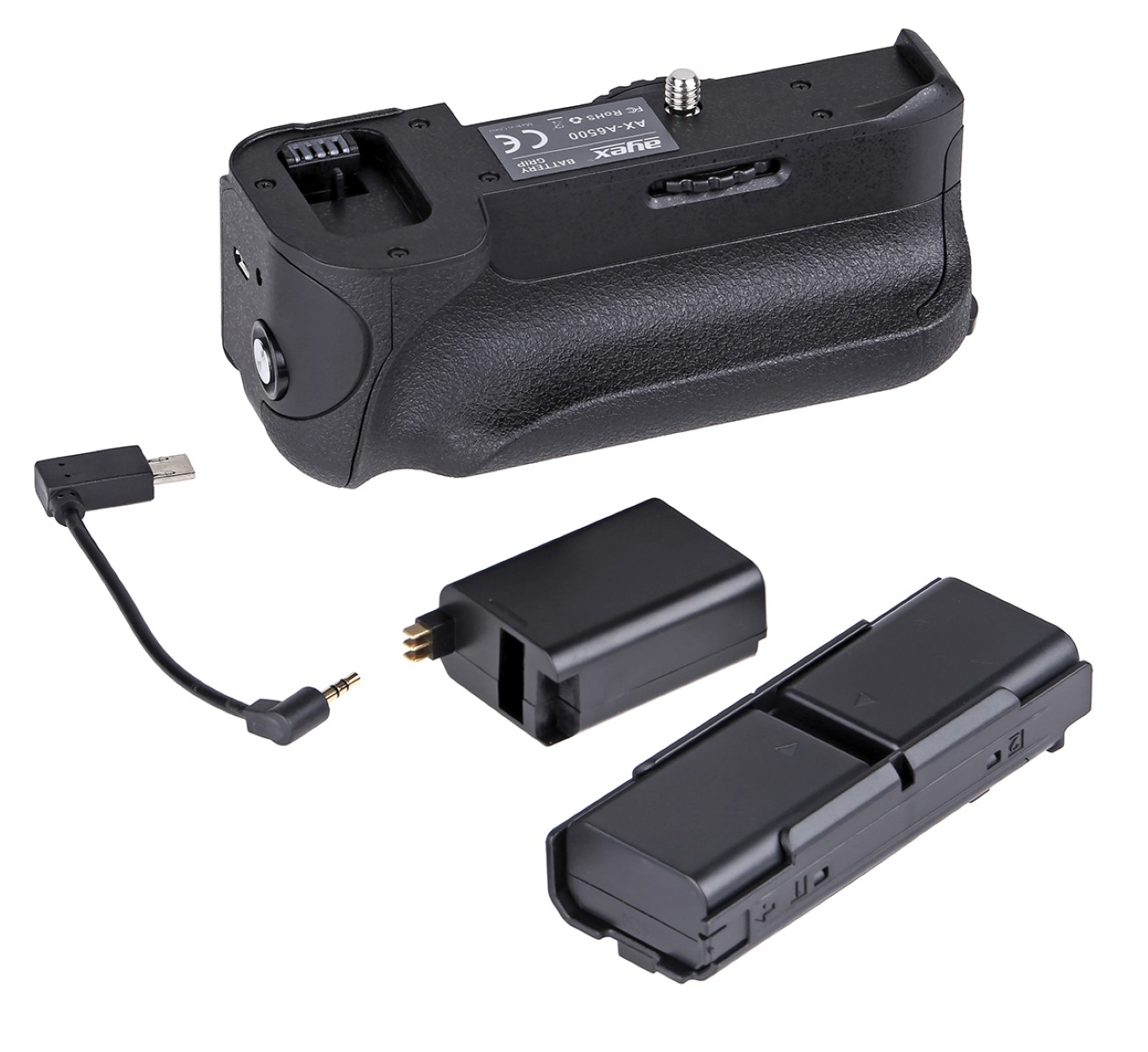 Batteriegriff für Sony Alpha A6500 ersetzt VG-A6500 Akkugriff Optimal für Hochformat Batteriegriff für Sony Alpha A6500 ersetzt VG-A6500 Akkugriff Optimal für Hochformat