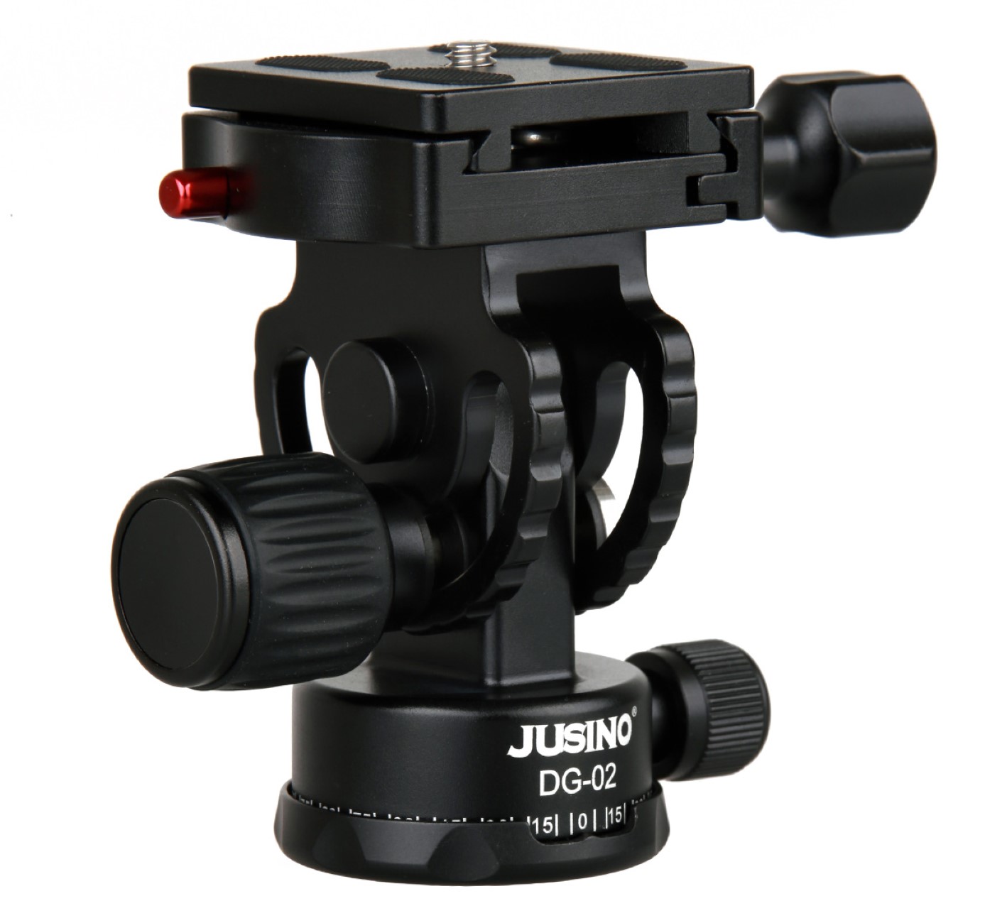 JUSINO Hochleistungs-Neigekopf für Monopods Hydraulische Federung 360° Schwenkfunktion DG-02 JUSINO Hochleistungs-Neigekopf für Monopods Hydraulische Federung 360° Schwenkfunktion DG-02