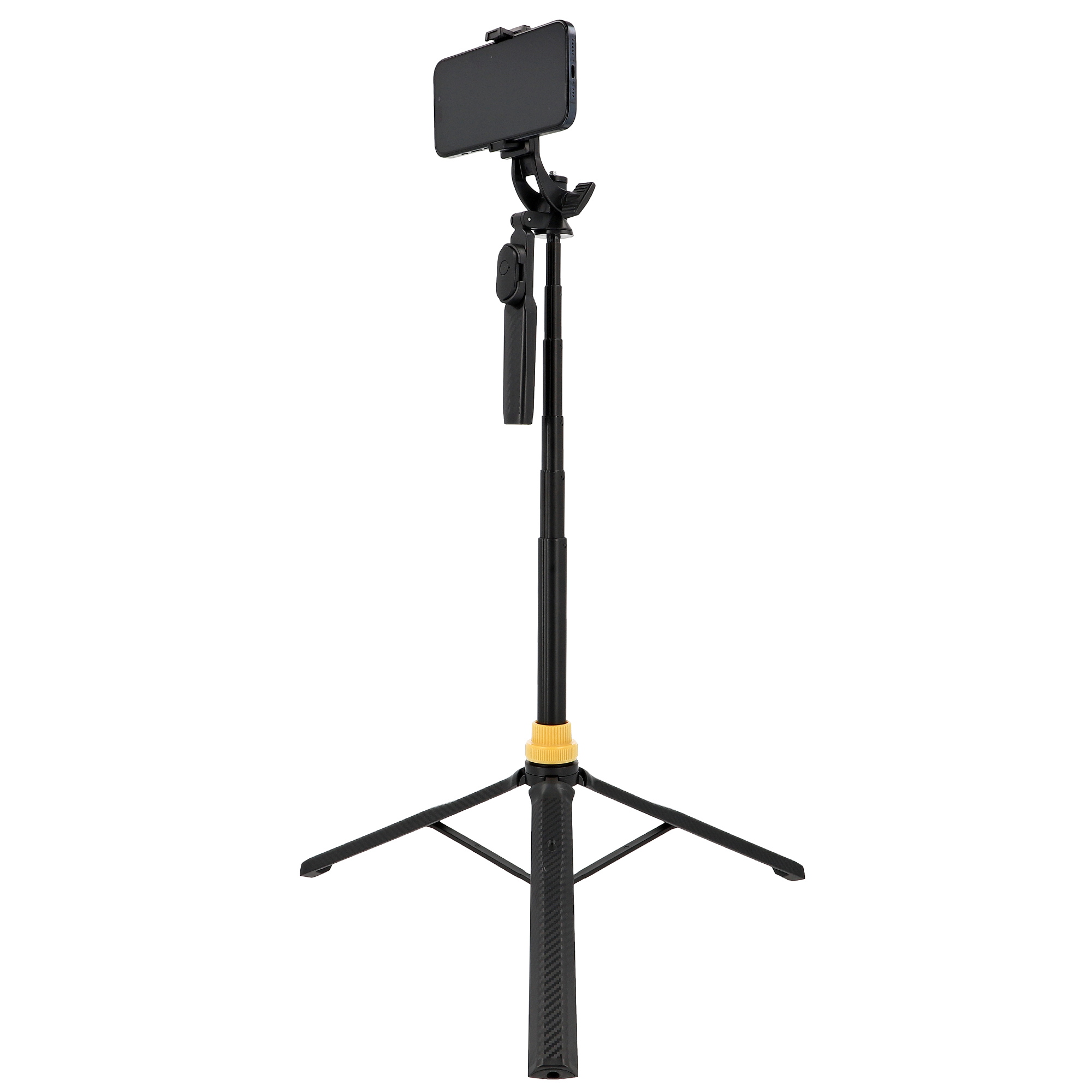 Selfie-Stick-Stativ mit Bluetooth-Fernbedienung & Handyhalterung – ausziehbar bis 170 cm Selfie-Stick-Stativ mit Bluetooth-Fernbedienung & Handyhalterung – ausziehbar bis 170 cm