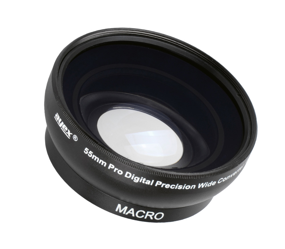 ayex MC Weitwinkel-Konverter 0.45x Vorsatzlinse für 55mm Anschlussgewinde ayex MC Weitwinkel-Konverter 0.45x Vorsatzlinse für 55mm Anschlussgewinde