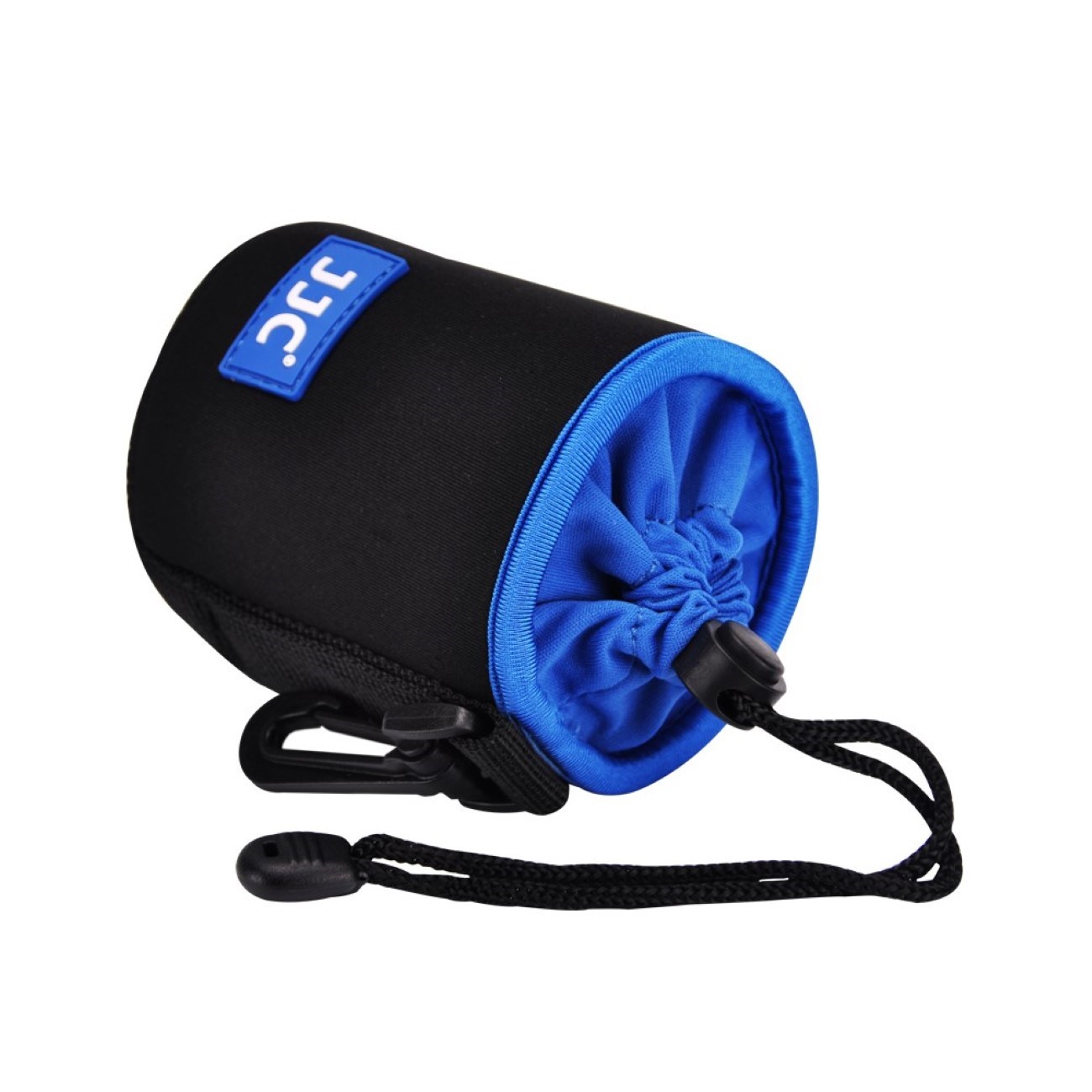 Neopren Objektivbeutel für Objektive bis 74 x 100mm mit Karabiner & Gürtelschlaufe Neopren Objektivbeutel für Objektive bis 74 x 100mm mit Karabiner & Gürtelschlaufe