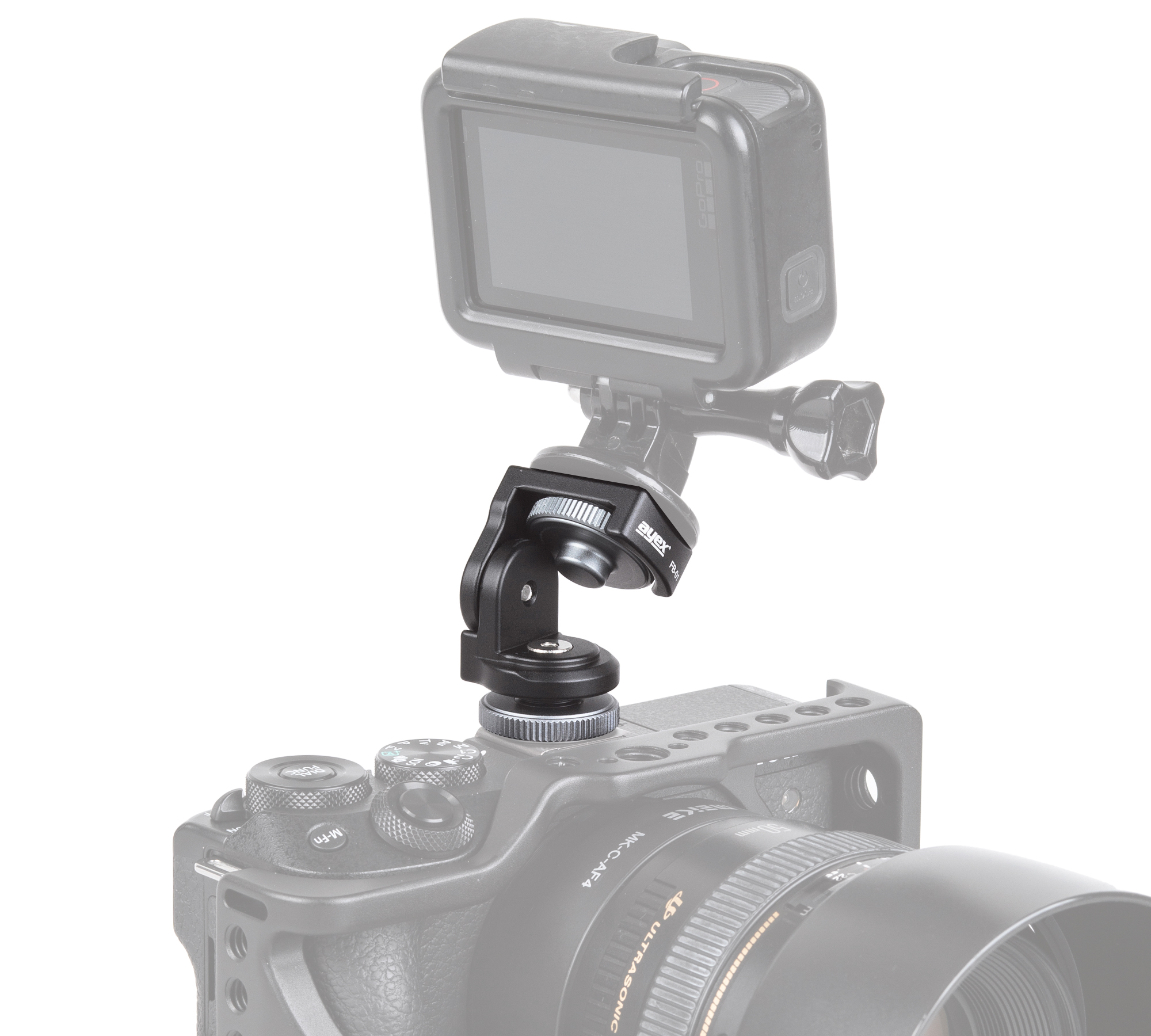 Blitzschuhständer Multifunktionsmonitor einstellbar mit Dämpfung für DSLR Kamera Video Monitor Blitzschuhständer Multifunktionsmonitor einstellbar mit Dämpfung für DSLR Kamera Video Monitor