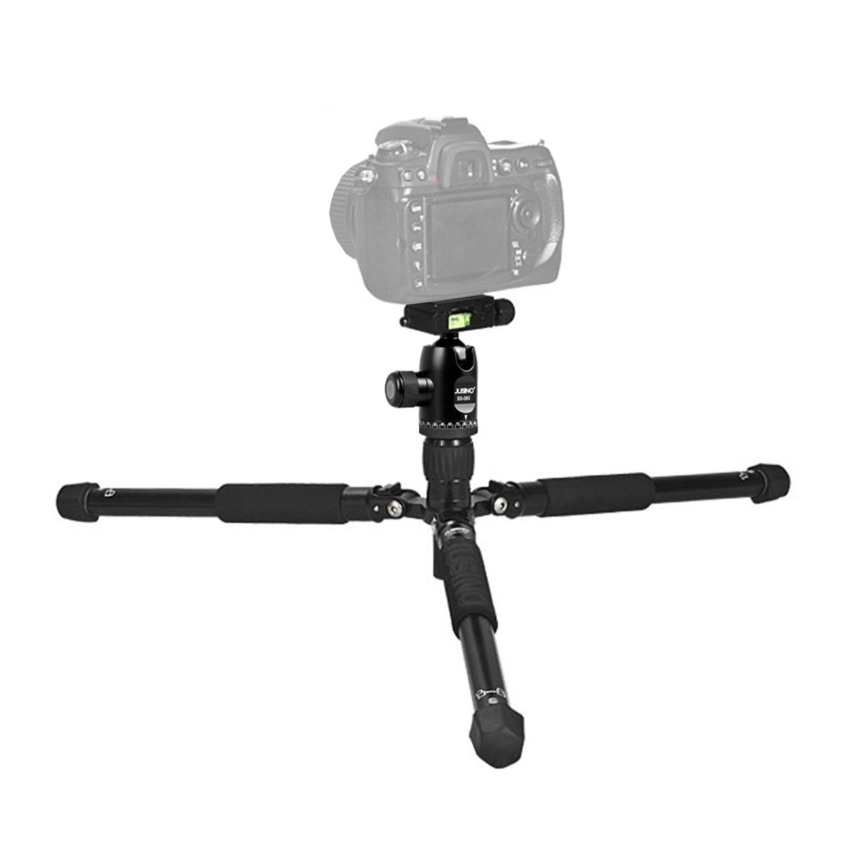JUSINO Traveller kompaktes Reisestativ mit Kugelkopf bis 139cm 3kg TMQ-2205 BS-08Q JUSINO Traveller kompaktes Reisestativ mit Kugelkopf bis 139cm 3kg TMQ-2205 BS-08Q