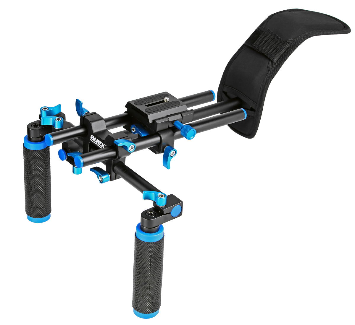 ayex D4 Video Rig Schulterstativ für DSLRs, Systemkameras, Camcorder ayex D4 Video Rig Schulterstativ für DSLRs, Systemkameras, Camcorder