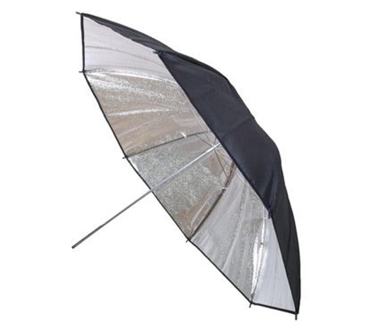 Studio-Reflexschirm 84cm 33" - innen silber, aussen schwarz Studio-Reflexschirm 84cm 33" - innen silber, aussen schwarz