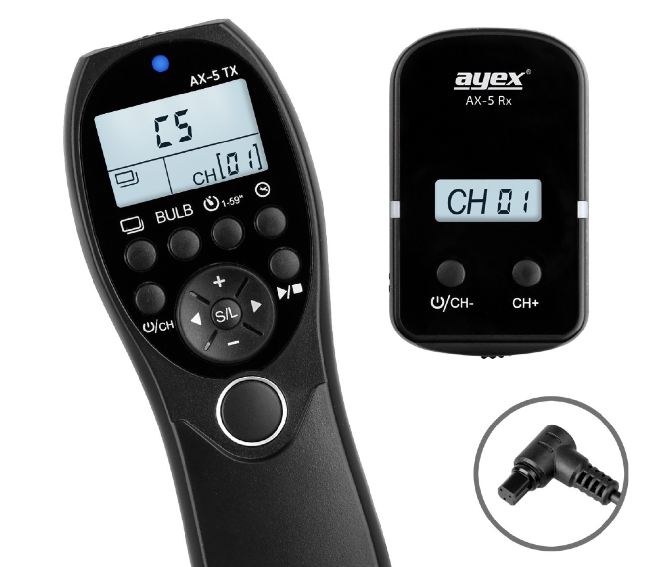 Funk Timer Fernauslöser AX-5 N3 zB Canon EOS R5 1D X Mark II 5D Mark IV 5DS 6D 7D Mark II Serie Bulb Delay Fokussieren Funk Timer Fernauslöser AX-5 N3 zB Canon EOS R5 1D X Mark II 5D Mark IV 5DS 6D 7D Mark II Serie Bulb Delay Fokussieren