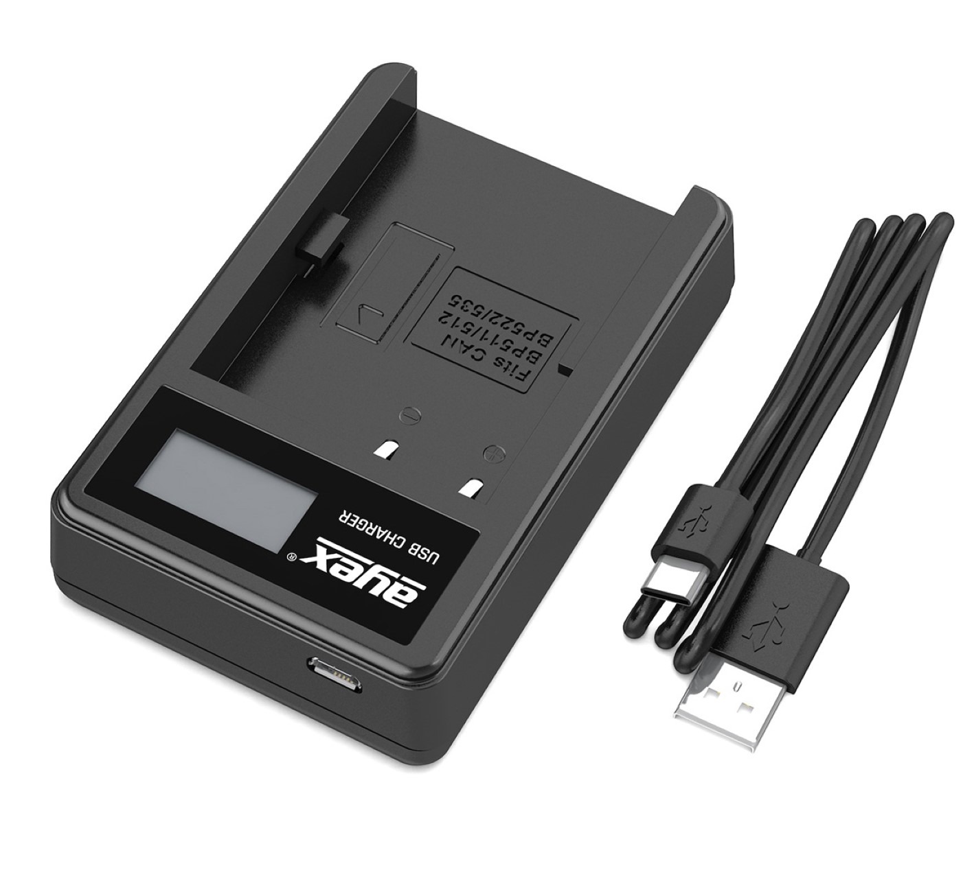 USB Ladegerät für Panasonic DMW-BLF19E Akkus beleuchtetes Display Ladestandanzeige USB Ladegerät für Panasonic DMW-BLF19E Akkus beleuchtetes Display Ladestandanzeige