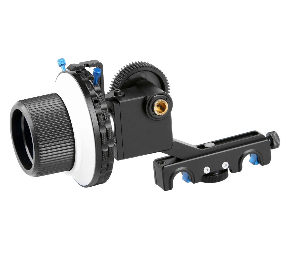 ayex Follow Focus F4, Schärfezieheinrichtung mit 2 Stoppern und Schnellwechsel-System ayex Follow Focus F4, Schärfezieheinrichtung mit 2 Stoppern und Schnellwechsel-System