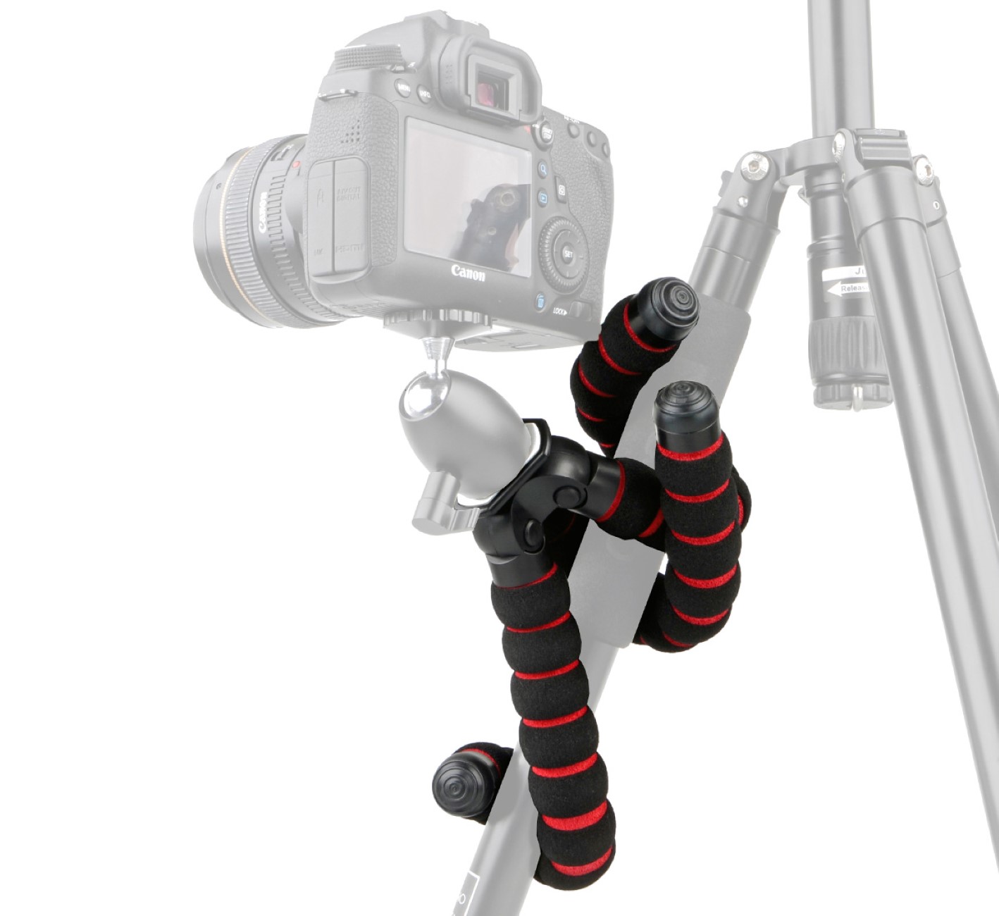Flex-Stativ Octopus für leichte DSLRs DSLMs & Camcorder Größe L Flex-Stativ Octopus für leichte DSLRs DSLMs & Camcorder Größe L