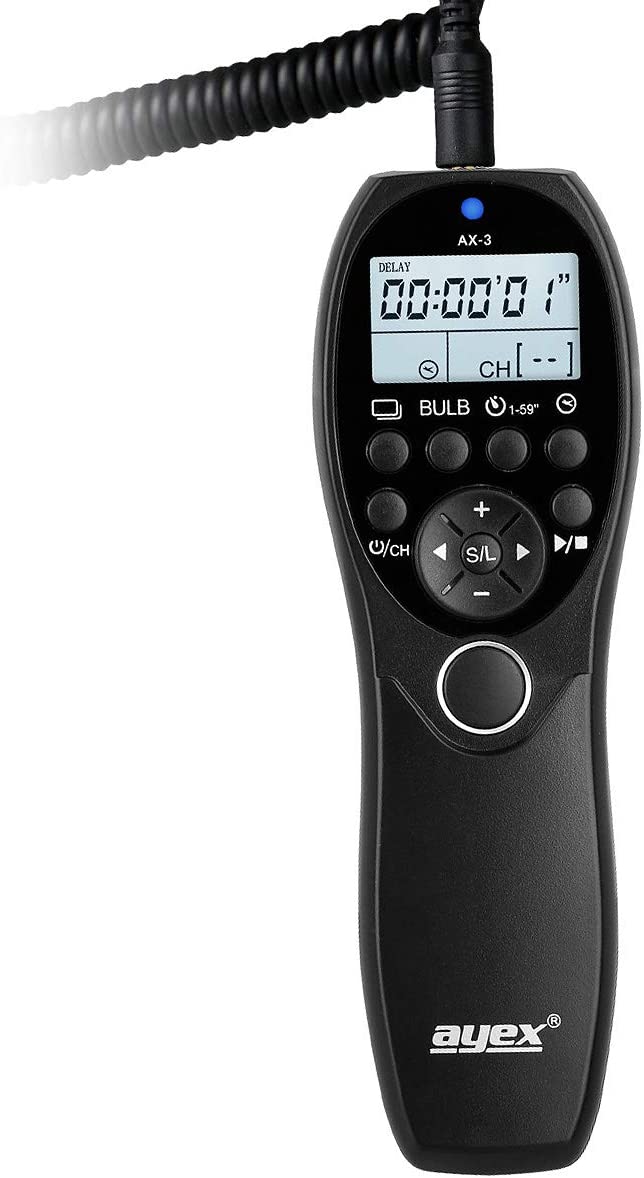 Timer Fernauslöser AX-3 RS-2 zB Panasonic DMC-FZ2500 DS1 G85 G7 GX8 DC-GH5S G9 FZ250 Serie Bulb Delay Fokussieren Timer Fernauslöser AX-3 RS-2 zB Panasonic DMC-FZ2500 DS1 G85 G7 GX8 DC-GH5S G9 FZ250 Serie Bulb Delay Fokussieren