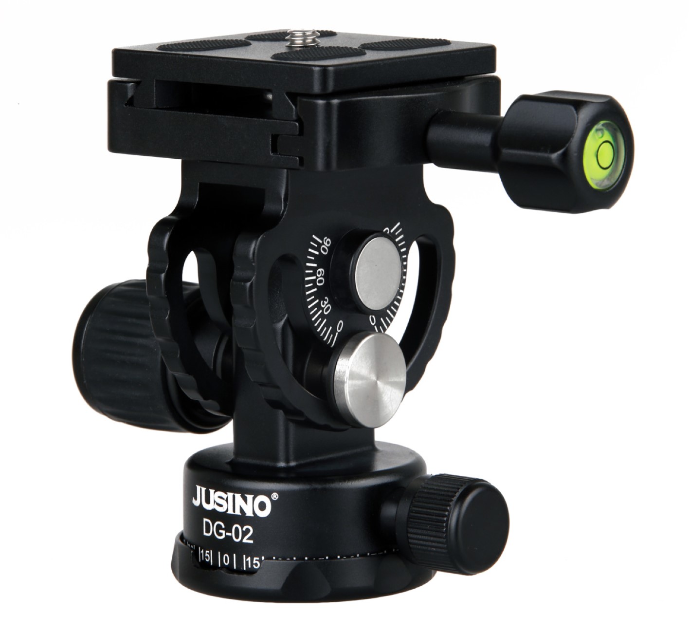 JUSINO Hochleistungs-Neigekopf für Monopods Hydraulische Federung 360° Schwenkfunktion DG-02 JUSINO Hochleistungs-Neigekopf für Monopods Hydraulische Federung 360° Schwenkfunktion DG-02