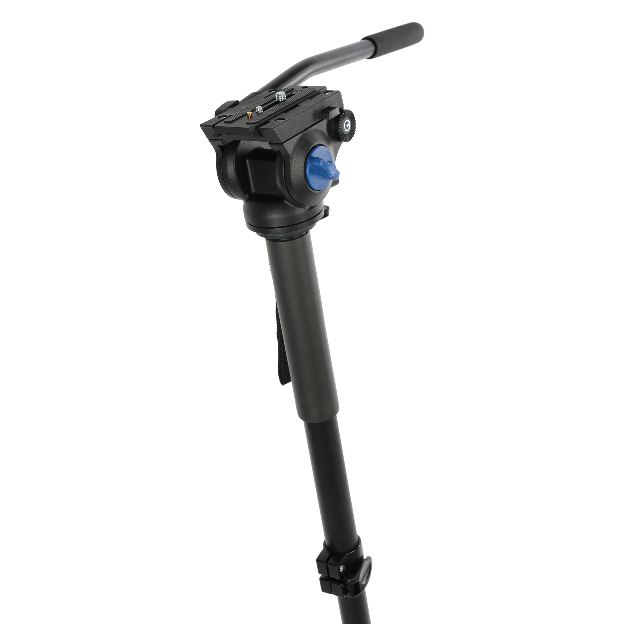 Video-Monopod mit Fluid-Kopf & Standspinne – 190 cm Höhe, leicht & stabil, inkl. Tasche Video-Monopod mit Fluid-Kopf & Standspinne – 185cm Höhe, leicht & stabil, inkl. Tasche
