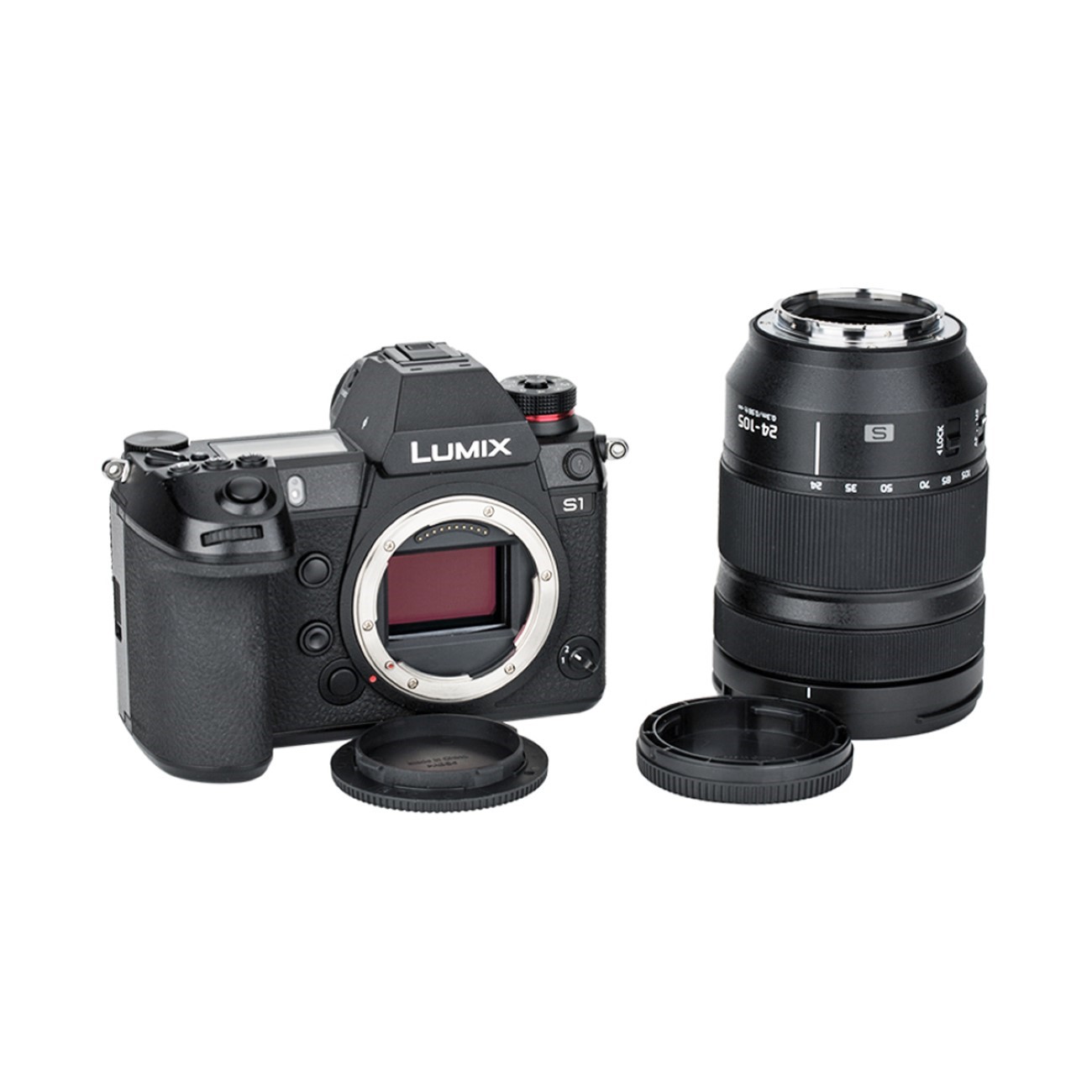 Gehäusedeckel + Objektivdeckel für Panasonic Leica Sigma L-Mount Kameras und Objektive L-RLL Gehäusedeckel + Objektivdeckel für Panasonic Leica Sigma L-Mount Kameras und Objektive L-RLL