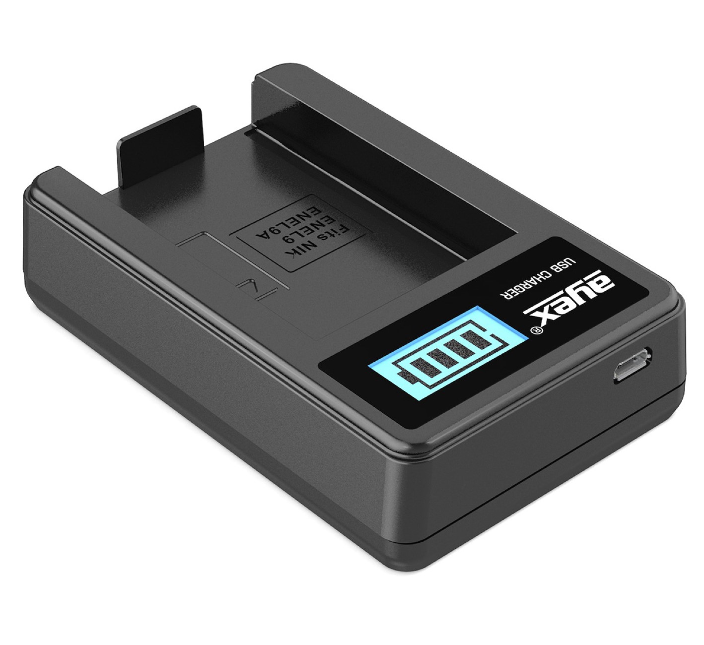 USB Ladegerät für Nikon EN-EL14 Akkus beleuchtetes Display Ladestandanzeige USB Ladegerät für Nikon EN-EL14 Akkus beleuchtetes Display Ladestandanzeige