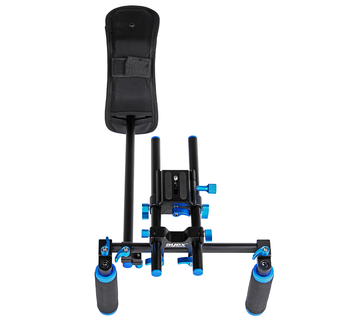 ayex D4 Video Rig Schulterstativ für DSLRs, Systemkameras, Camcorder ayex D4 Video Rig Schulterstativ für DSLRs, Systemkameras, Camcorder