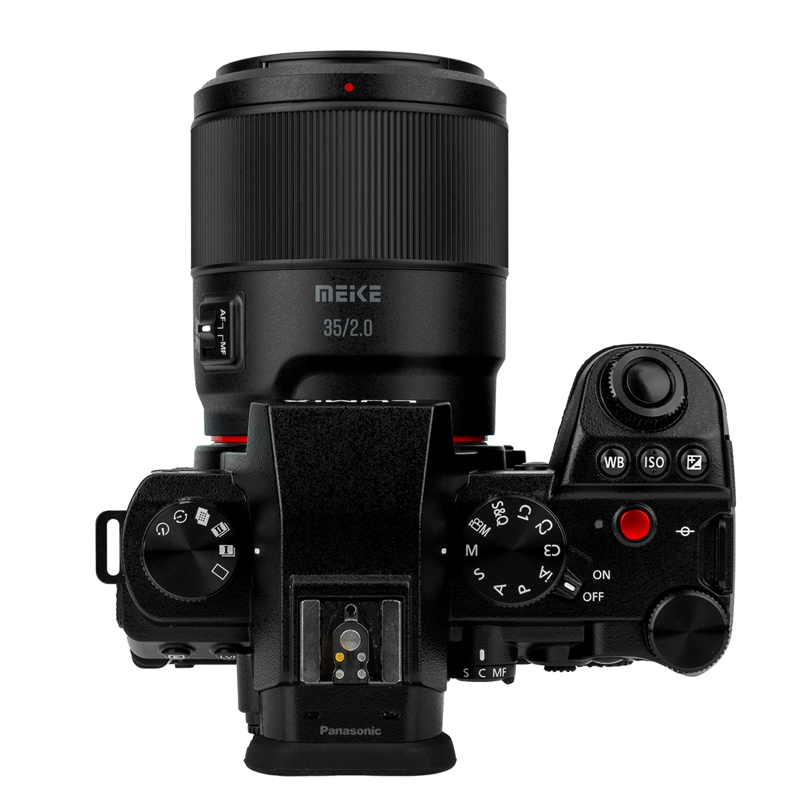 Meike 35mm F2.0 AF STM Autofokus Vollformat Objektiv Kompatibel mit Panasoinc L Mount Kameras