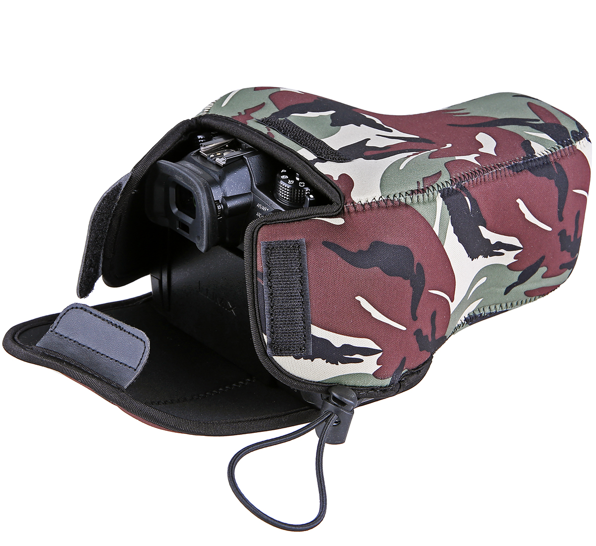 Neopren-Tasche Schutzhülle für Kamera mit Objektiv, Camouflage (Größe S/M/L) Neopren-Tasche Schutzhülle für Kamera mit Objektiv, Camouflage (Größe S/M/L)