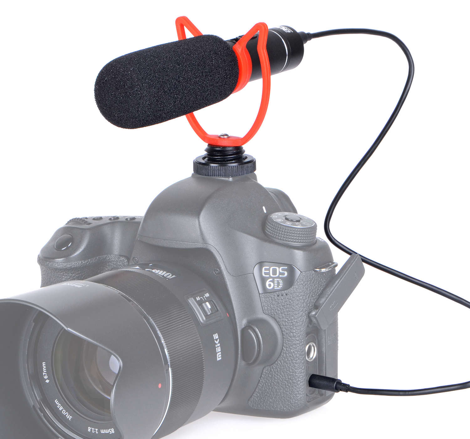 ayex-MIC05 - Kamera-Richtmikrofon mit Schaumwindschutz und Stoßdämpferhalterung ayex-MIC05 - Kamera-Richtmikrofon mit Schaumwindschutz und Stoßdämpferhalterung