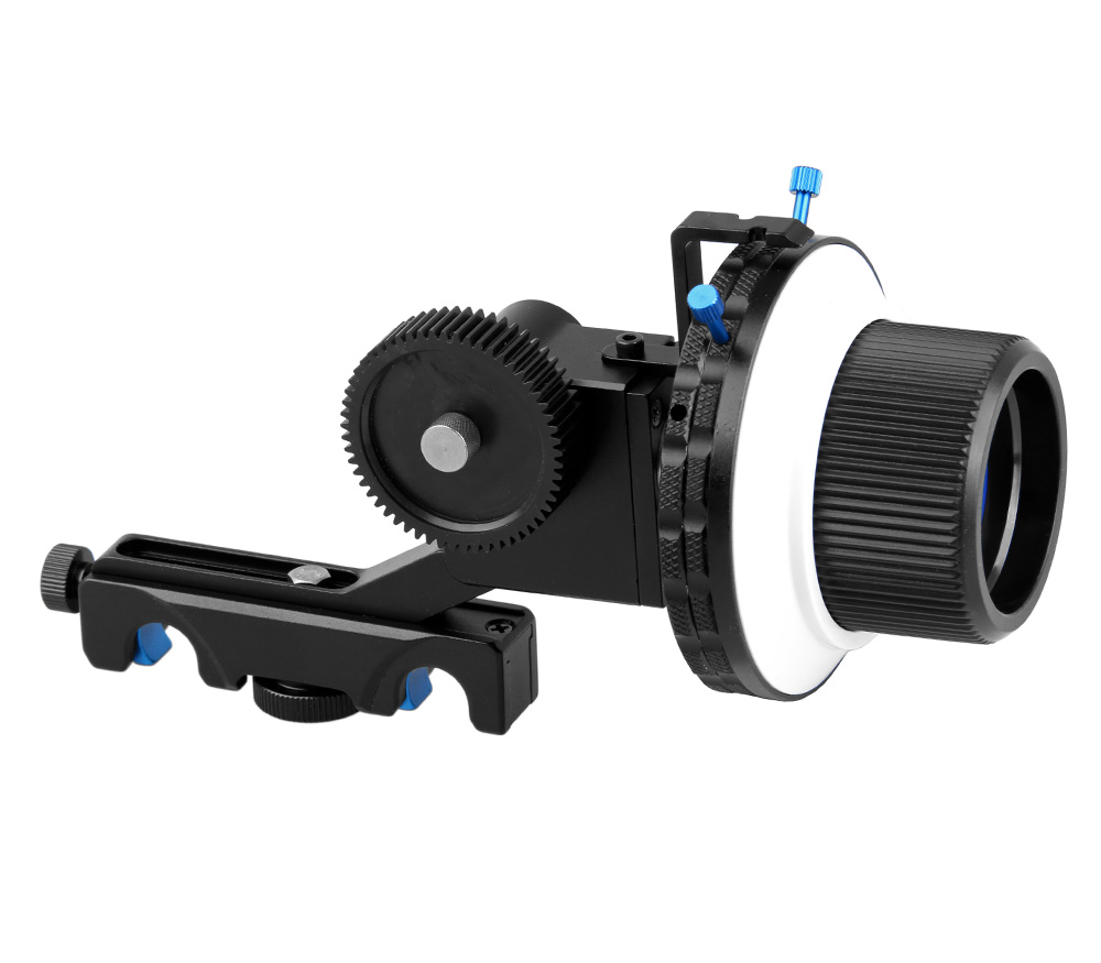 ayex Follow Focus F4, Schärfezieheinrichtung mit 2 Stoppern und Schnellwechsel-System ayex Follow Focus F4, Schärfezieheinrichtung mit 2 Stoppern und Schnellwechsel-System