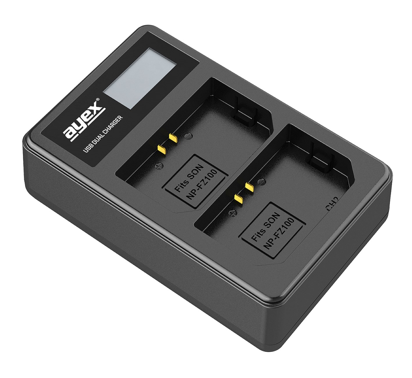 USB Dual Ladegerät für Sony NP-FZ100 Akkus beleuchtetes Display Ladestandanzeige USB Dual Ladegerät für Sony NP-FZ100 Akkus beleuchtetes Display Ladestandanzeige