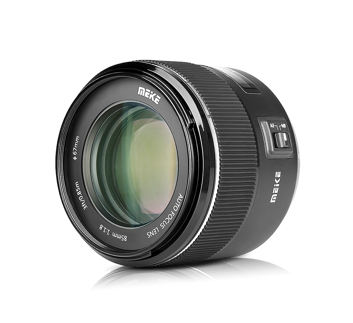 Meike Autofokus Objektiv 85mm, F/1.8 für Canon Vollformat-Kameras mit EF-Bajonett Meike Autofokus Objektiv 85mm, F/1.8 für Canon Vollformat-Kameras mit EF-Bajonett