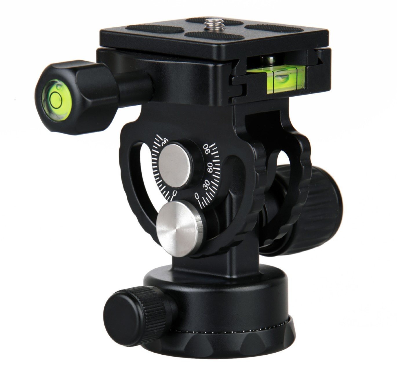 JUSINO Hochleistungs-Neigekopf für Monopods Hydraulische Federung 360° Schwenkfunktion DG-02 JUSINO Hochleistungs-Neigekopf für Monopods Hydraulische Federung 360° Schwenkfunktion DG-02
