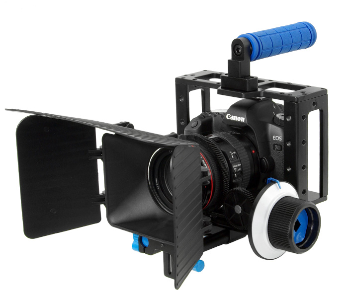 ayex Kamera Cage Set, Kamera Cage + Follow Focus F1 + Matte Box ayex Kamera Cage Set, Kamera Cage + Follow Focus F1 + Matte Box