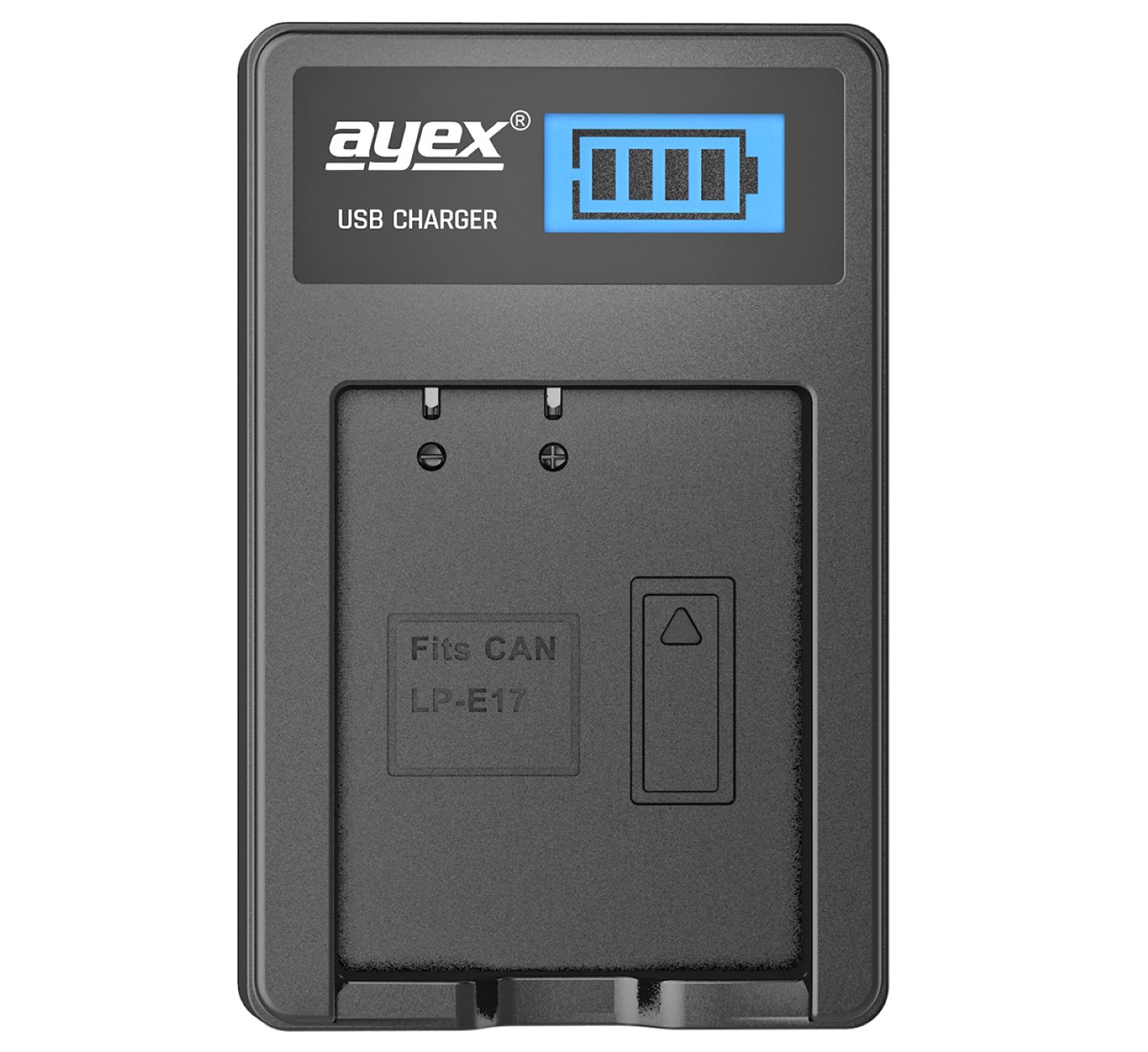 USB Ladegerät für Canon LP-E17 Akkus beleuchtetes Display Ladestandanzeige USB Ladegerät für Canon LP-E17 Akkus beleuchtetes Display Ladestandanzeige