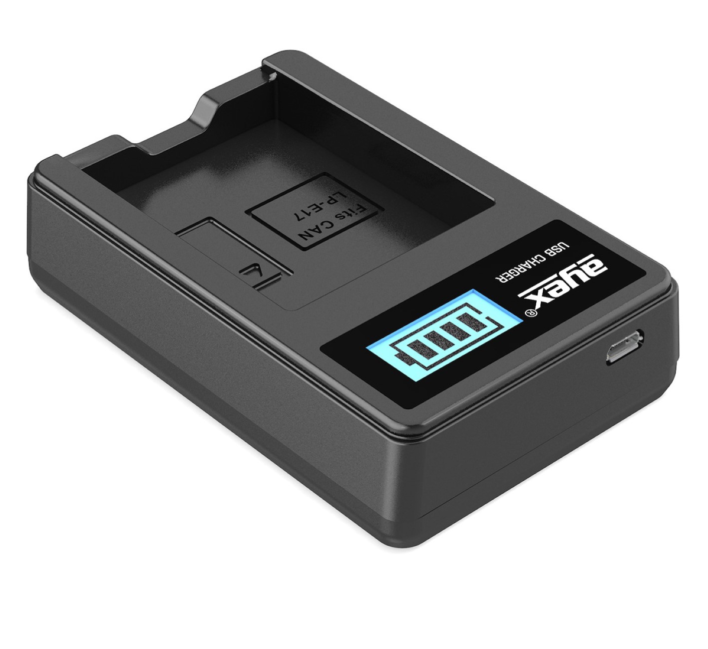 USB Ladegerät für Canon LP-E17 Akkus beleuchtetes Display Ladestandanzeige USB Ladegerät für Canon LP-E17 Akkus beleuchtetes Display Ladestandanzeige