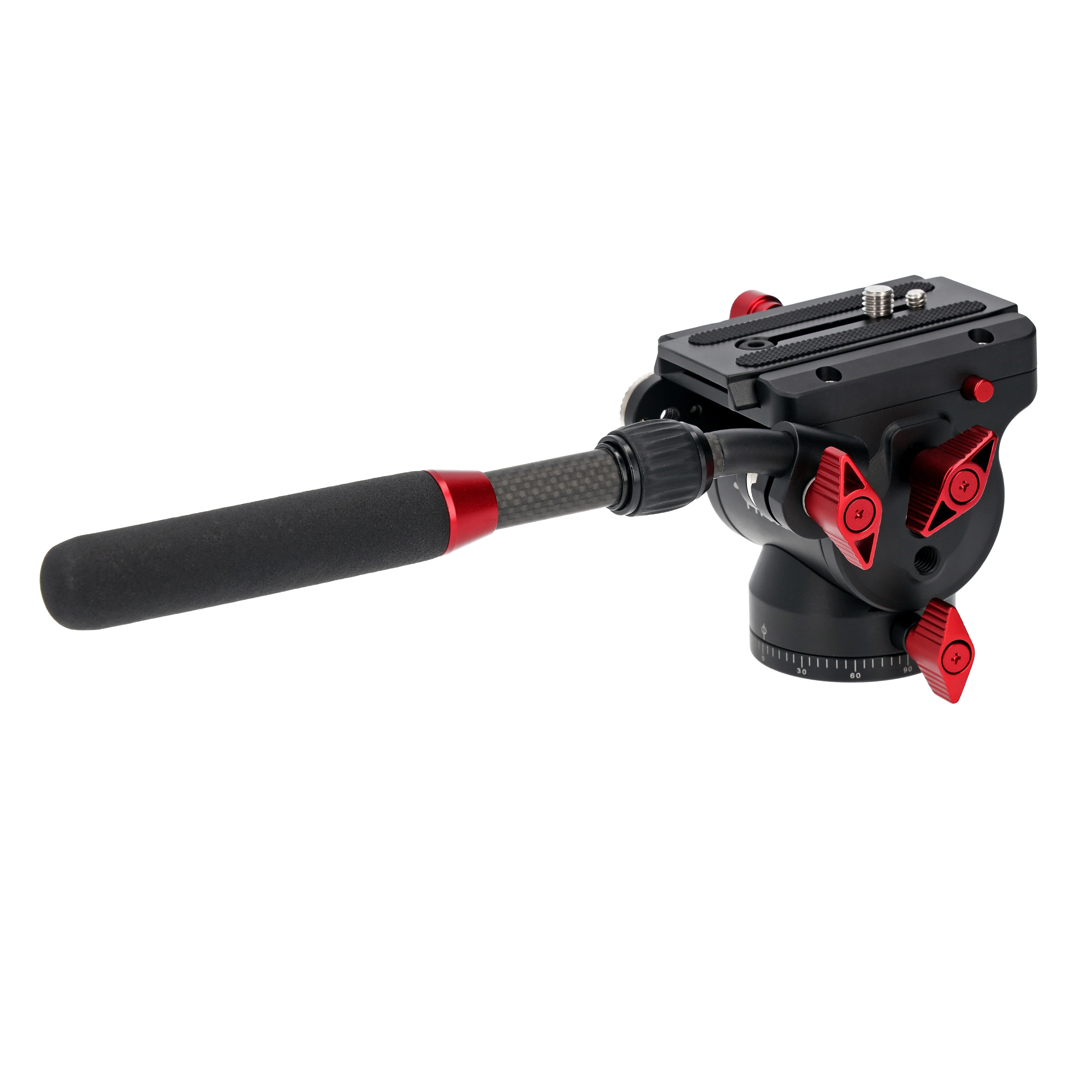 JUSINO Profi Alu Fluid-Videoneiger variabler Führungshebel bis 10kg Tragkraft PH-60 II JUSINO Profi Alu Fluid-Videoneiger variabler Führungshebel bis 10kg Tragkraft PH-60 II