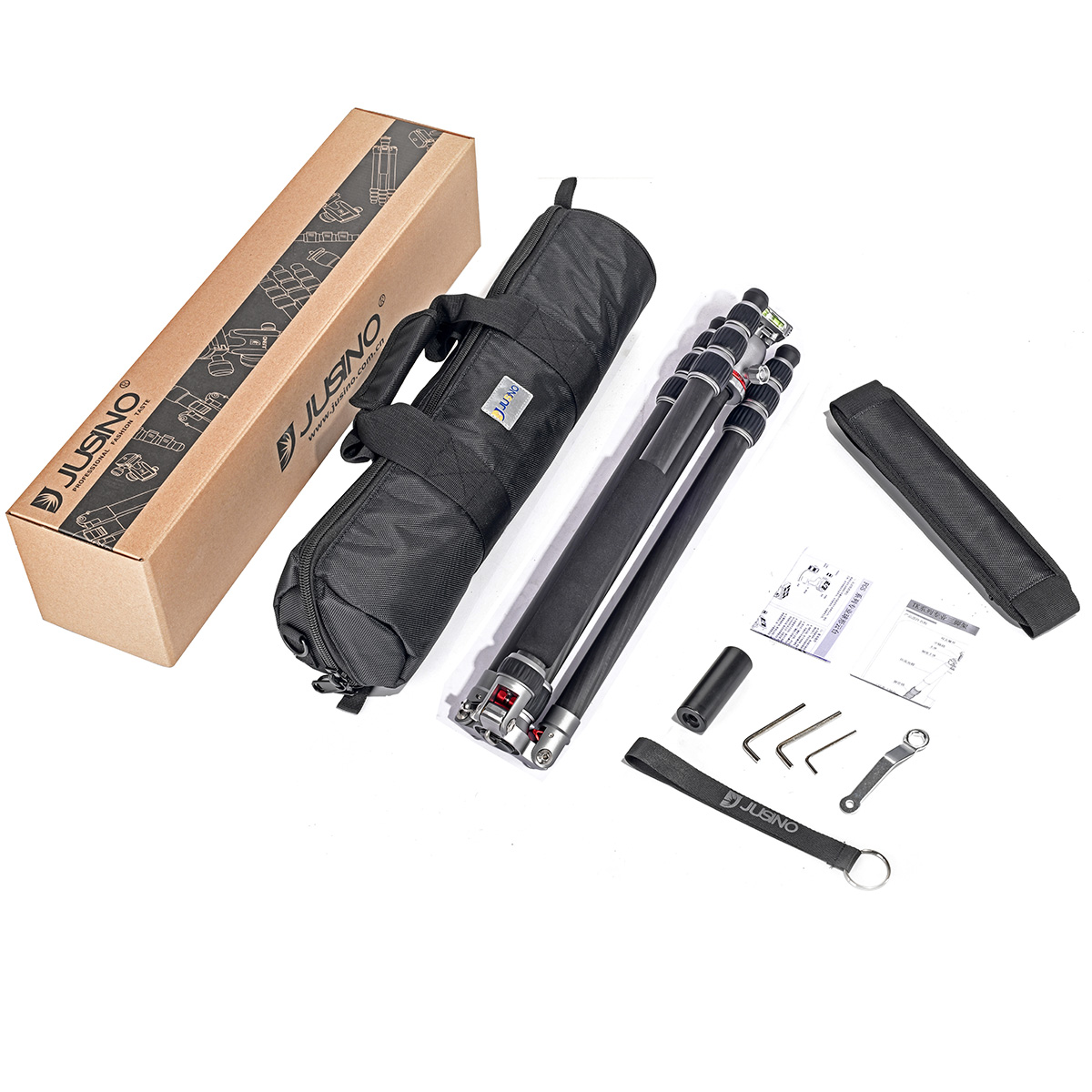 JUSINO Leichtes Karbon Tripod Monopod mit Kugelkopf bis 160cm 12kg FGS-30 TK-254C JUSINO Leichtes Karbon Tripod Monopod mit Kugelkopf bis 160cm 12kg FGS-30 TK-254C