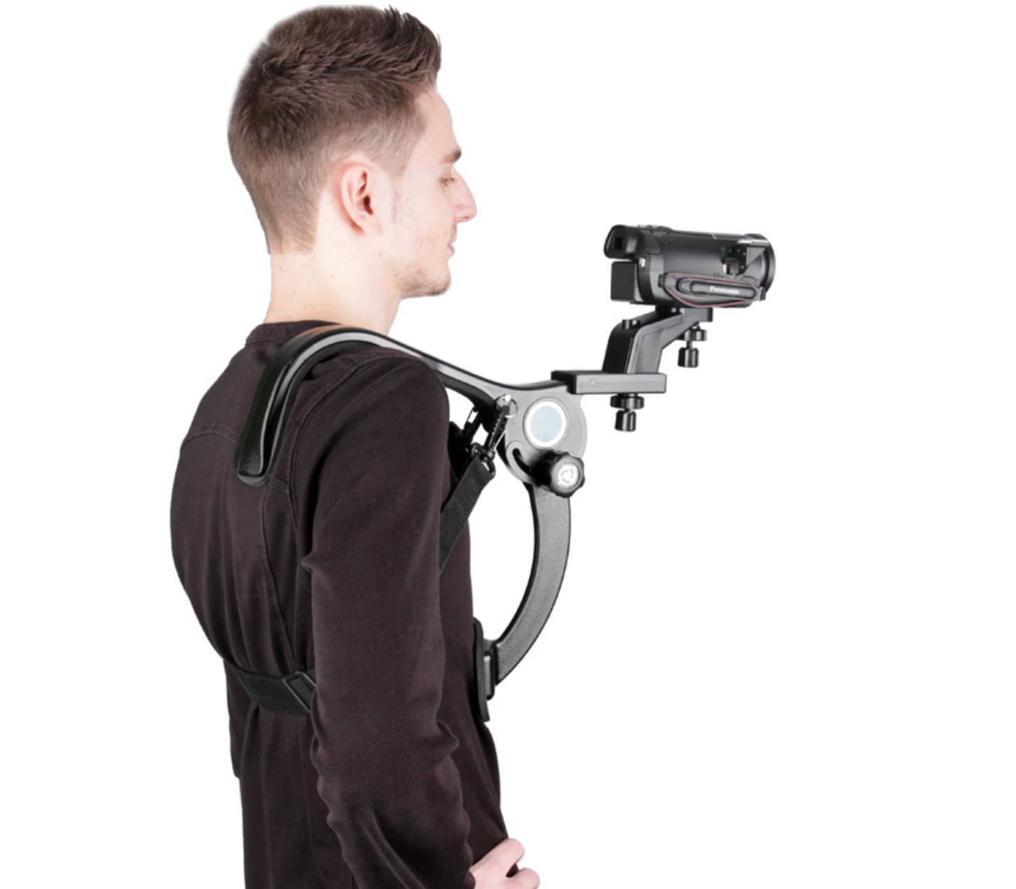 ayex Freihand-Schulterstativ für DSLR Kameras und Camcorder Für viel Bewegungsfreiheit, mit 1/4" Standard-Gewinde ayex Freihand-Schulterstativ für DSLR Kameras und Camcorder Für viel Bewegungsfreiheit, mit 1/4" Standard-Gewinde