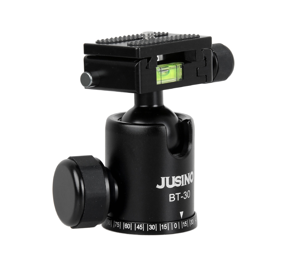 JUSINO BT-30 Handlicher Kugelkopf Stativkopf, 6kg Belastbarkeit JUSINO BT-30 Handlicher Kugelkopf Stativkopf, 6kg Belastbarkeit