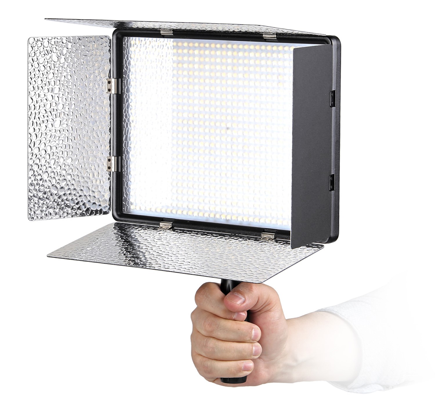 Profi Videoleuchte mit 900 LEDs 3200K-5600K inklusive Funk-Fernbedienung Profi Videoleuchte mit 900 LEDs 3200K-5600K inklusive Funk-Fernbedienung