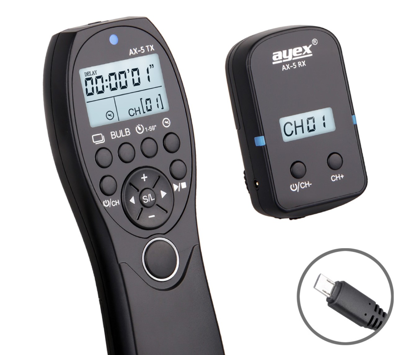 Funk Timer Fernauslöser AX-5 S2 zB Sony Alpha A9 A7 A6500 A58 NEX-3N DSC-HX400 Serie Bulb Delay Fokussieren Funk Timer Fernauslöser AX-5 S2 zB Sony Alpha A9 A7 A6500 A58 NEX-3N DSC-HX400 Serie Bulb Delay Fokussieren