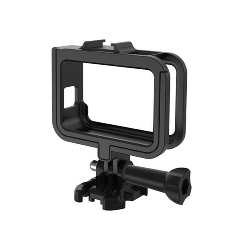 Schutzgehäuse Schutzrahmen Cage Für GoPro Hero 8 - Stabiler Cage mit 2 Blitzschuhen und Schieberahmen, Aluminium-Legierung Schutzgehäuse Schutzrahmen Cage Für GoPro Hero 8 - Stabiler Cage mit 2 Blitzschuhen und Schieberahmen, Aluminium-Legierung
