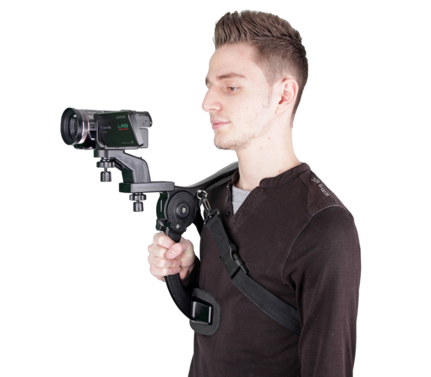 ayex Freihand-Schulterstativ für DSLR Kameras und Camcorder Für viel Bewegungsfreiheit, mit 1/4" Standard-Gewinde ayex Freihand-Schulterstativ für DSLR Kameras und Camcorder Für viel Bewegungsfreiheit, mit 1/4" Standard-Gewinde