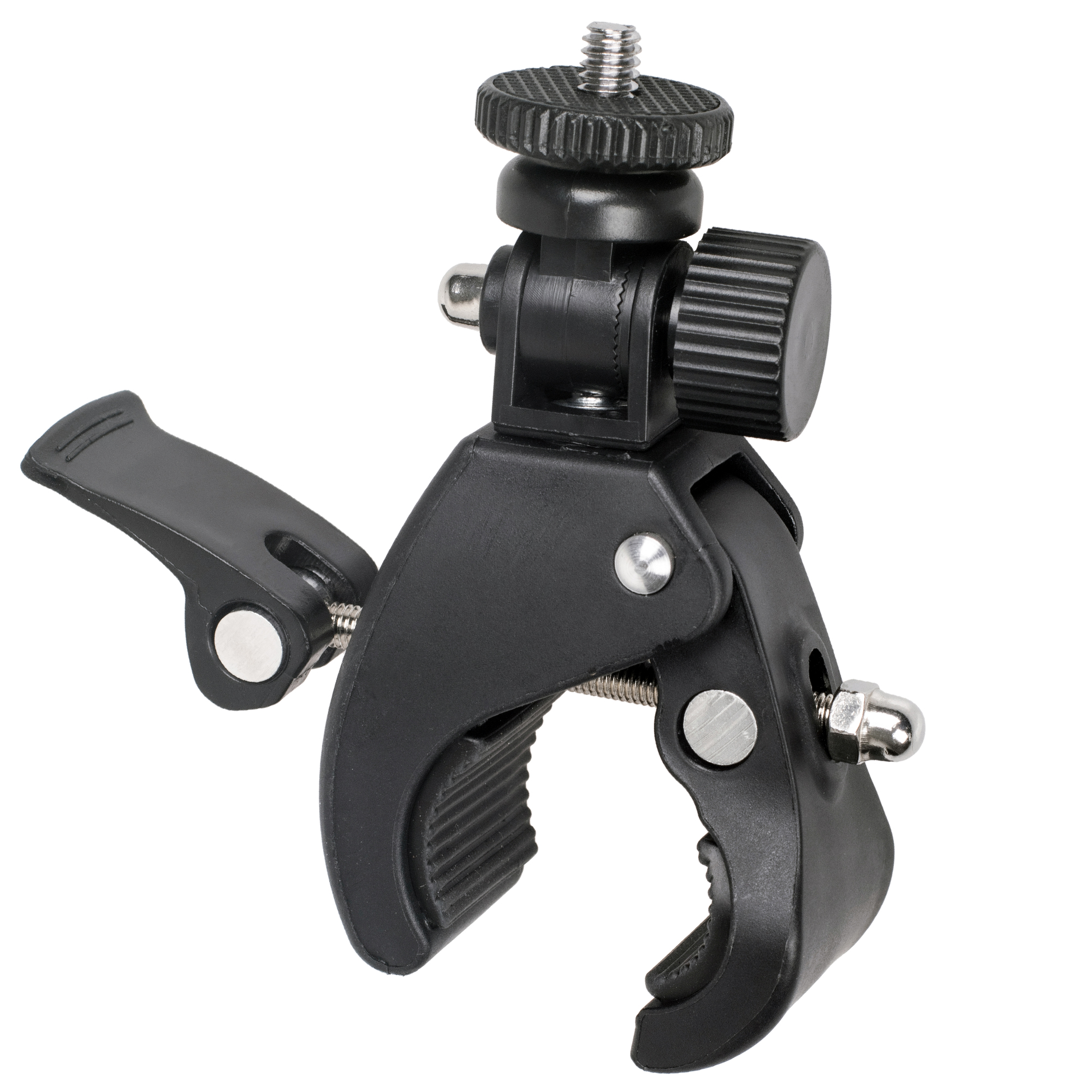 ayex Universal Stativklemme neigbarer 1/4 Zoll Mount Schraubzwinge gummierte Kontaktflächen ayex Universal Stativklemme neigbarer 1/4 Zoll Mount Schraubzwinge gummierte Kontaktflächen