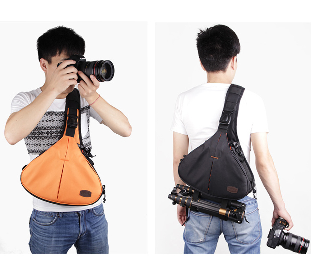 Praktische Triangel Fototasche Slingbag von Eirmai mit vielen Fächern für Kamera, Objektiv und Zubehör Praktische Triangel Fototasche Slingbag von Eirmai mit vielen Fächern für Kamera, Objektiv und Zubehör