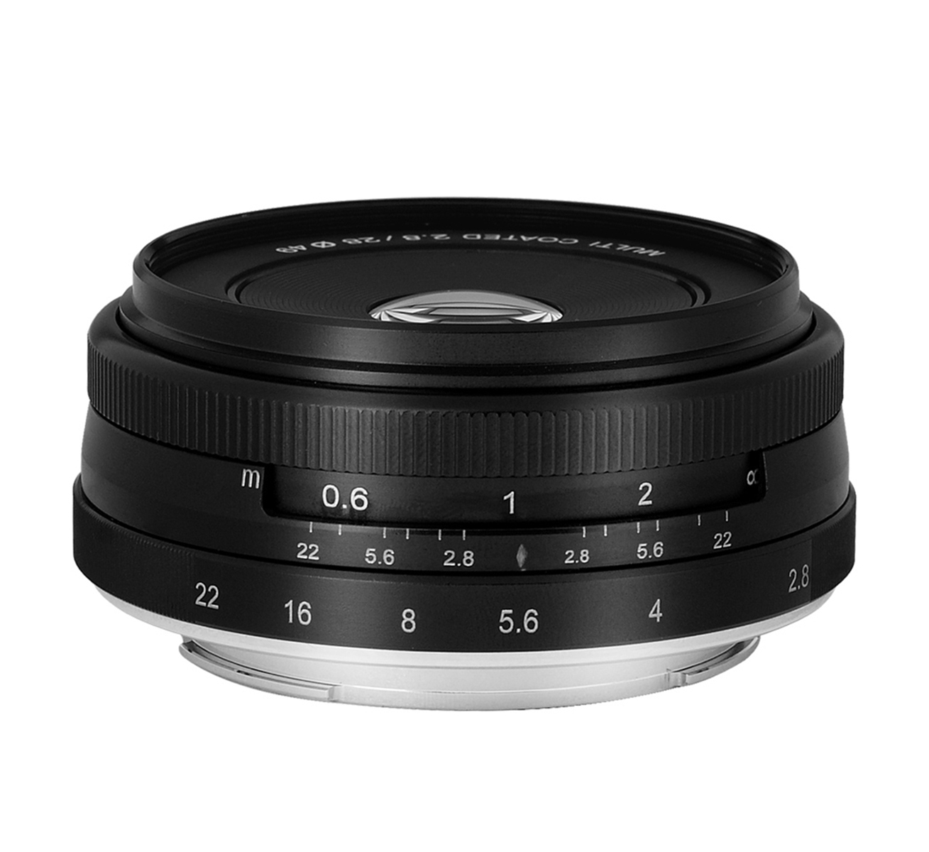 Meike 28mm F2.8 Objektiv multicoated für Canon EOS M Meike 28mm F2.8 Objektiv multicoated für Canon EOS M