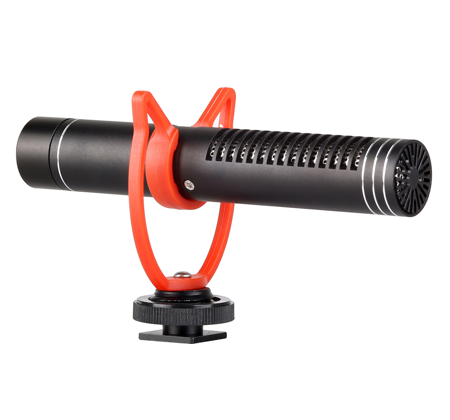 ayex-MIC05 - Kamera-Richtmikrofon mit Schaumwindschutz und Stoßdämpferhalterung ayex-MIC05 - Kamera-Richtmikrofon mit Schaumwindschutz und Stoßdämpferhalterung