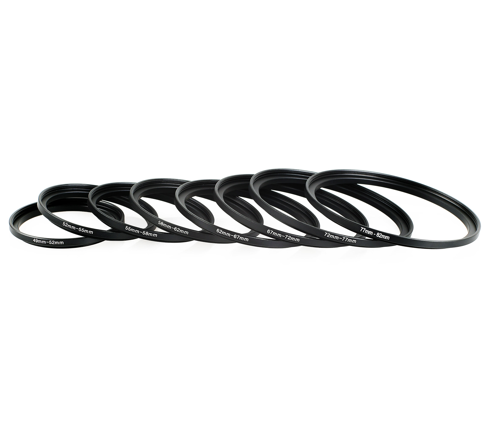Step Up Ring Set, 8Teilig. Objektiv-Adapter-Filter Universal passend Step Up Ring Set, 8Teilig. Objektiv-Adapter-Filter Universal passend