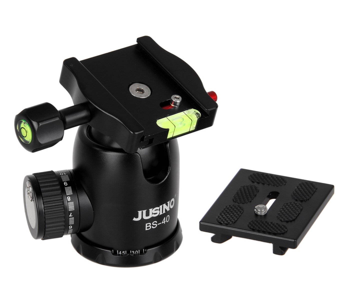 JUSINO Robuster Kugelkopf Stativkopf bis 20kg belastbar BS-40 JUSINO Robuster Kugelkopf Stativkopf bis 20kg belastbar BS-40