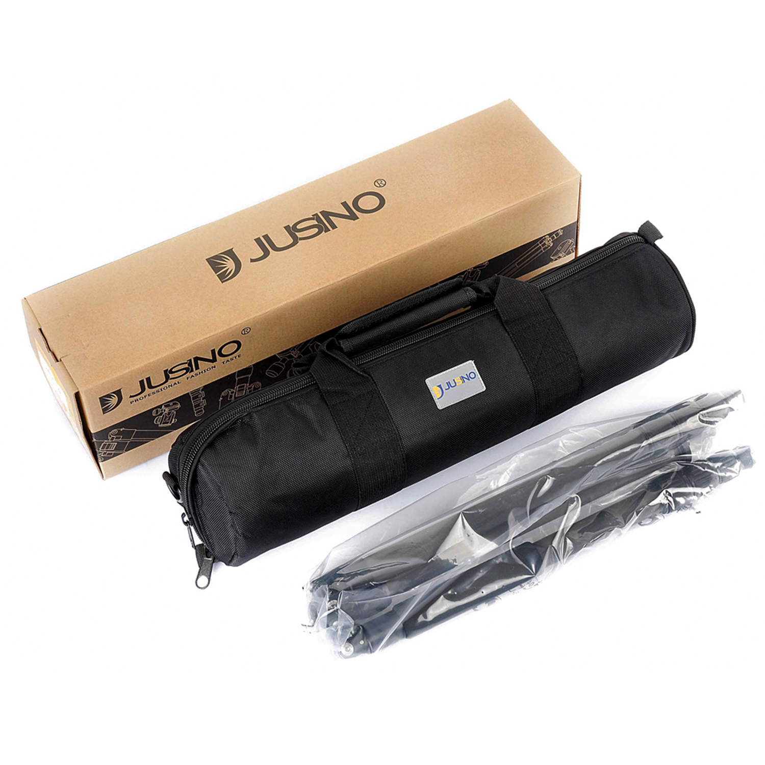 Traveller Stativset leichtes Tripod/Monopod JUSINO TK-254 mit Kugelkopf BT-02 Traveller Stativset leichtes Tripod/Monopod JUSINO TK-254 mit Kugelkopf BT-02