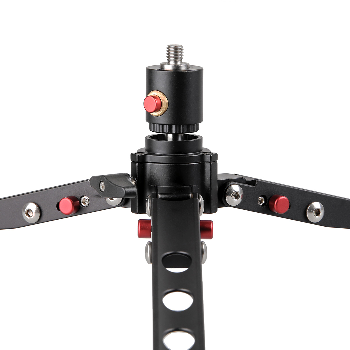 JUSINO Leichtes Karbon-Monopod bis 140cm/18kg ausklappbare Standspinne Kugelgelenk Tischstativ-Funktion JUSINO Leichtes Karbon-Monopod bis 140cm/18kg ausklappbare Standspinne Kugelgelenk Tischstativ-Funktion