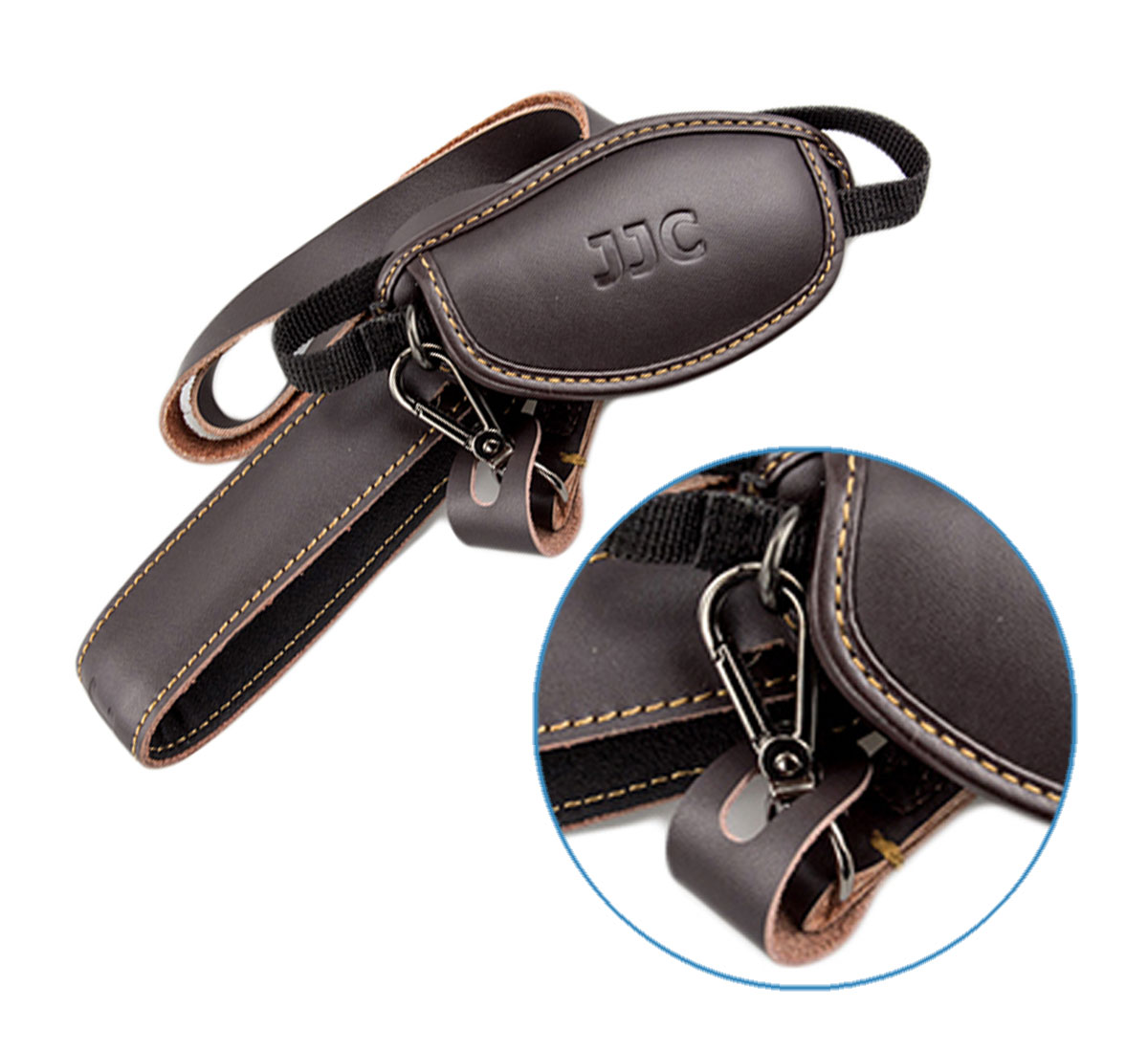 Leder-Handschlaufe mit Nackengurt für Canon Camcorder (HS-DV1) Leder-Handschlaufe mit Nackengurt für Canon Camcorder (HS-DV1)