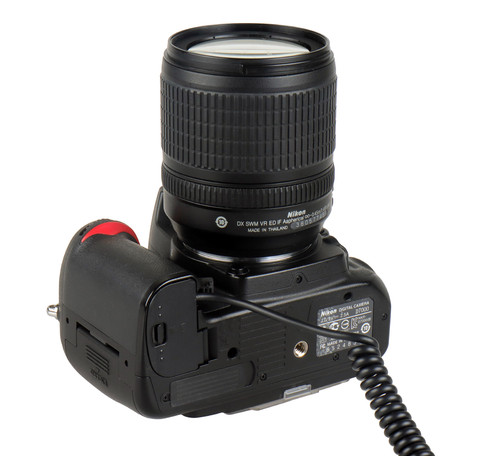 DC-Coupler für Nikon Kameras mit EN-EL15 Akku-Dummy für permanente Stromversorgung über z.B. V-Mount Akku DC-Coupler für Nikon Kameras mit EN-EL15 Akku-Dummy für permanente Stromversorgung über z.B. V-Mount Akku