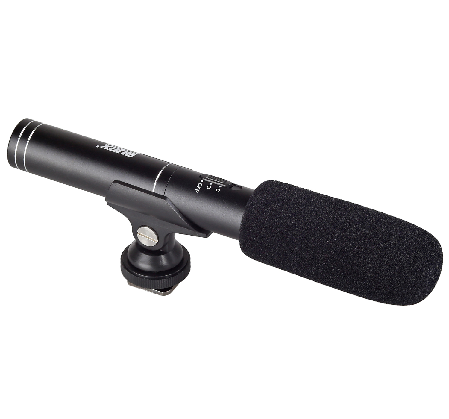 ayex MIC01 Kamera-Richtmikrofon mit Schaumwindschutz ayex MIC01 Kamera-Richtmikrofon mit Schaumwindschutz